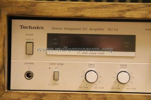 Stereo Integrated DC Amplifier SU-V3; Technics brand (ID = 1549680) Ampl/Mixer