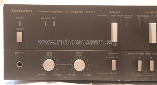 Stereo Integrated DC Amplifier SU-V7; Technics brand (ID = 1761929) Ampl/Mixer