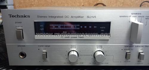 Stereo Integrated DC Amplifier SU-V5; Technics brand (ID = 2815932) Ampl/Mixer