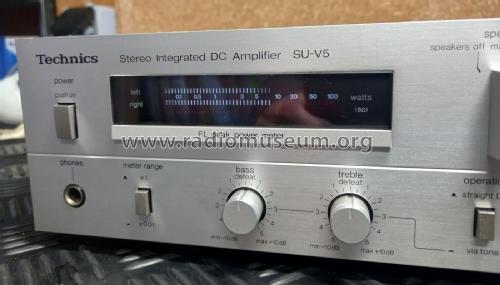 Stereo Integrated DC Amplifier SU-V5; Technics brand (ID = 2815935) Ampl/Mixer