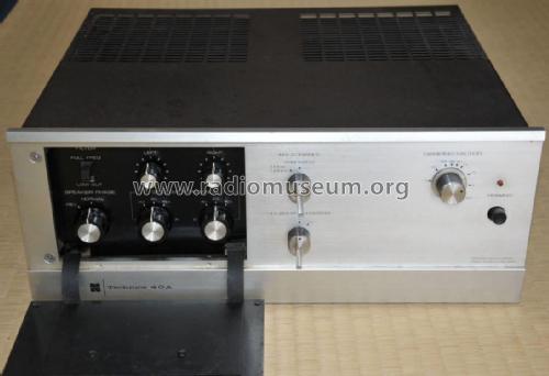 Stereo Power Amplifier 40A SU-40A; Technics brand (ID = 2710982) Verst/Mix