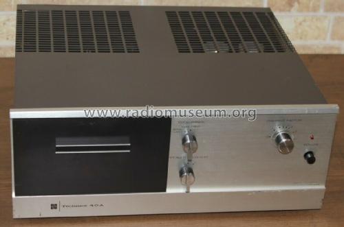 Stereo Power Amplifier 40A SU-40A; Technics brand (ID = 2710708) Verst/Mix