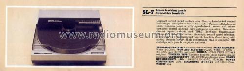 Stereo Turntable SL-7; Technics brand (ID = 1963861) R-Player