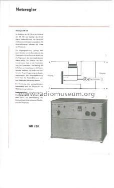 Netzregler NR120; Technisch- (ID = 1931911) A-courant