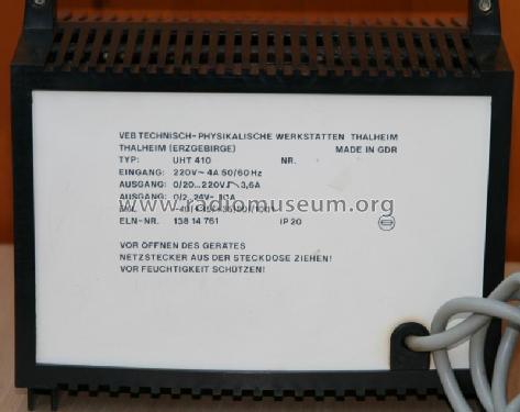 Thyristorsteller UHT410; Technisch- (ID = 2554113) Ausrüstung