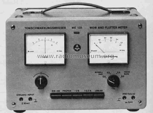 Tonschwankungsmesser ME101; Technisch (ID = 411855) Equipment