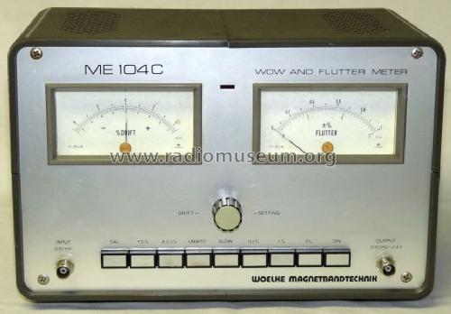 Wow and Flutter Meter ME104C; Technisch (ID = 1708387) Equipment