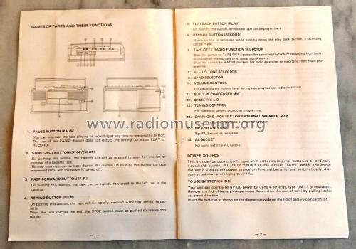 Radio Cassette Recorder CR46A; Techstar; Taiwan (ID = 2377214) Radio