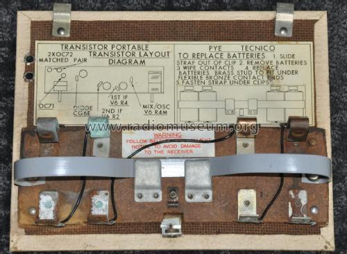 Pye Transistor Portable P123BQ; Tecnico Electronics (ID = 2297608) Radio