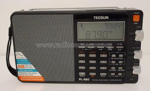 FM Stereo/LW/MW/SW-SSB PLL Synthesized Receiver PL-880; Tecsun 德生通用电器... (ID = 3023371) Radio
