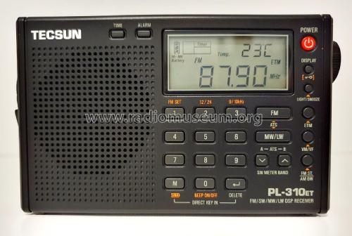 FM/SW/MW/LW DSP Receiver PL-310ET; Tecsun 德生通用电器... (ID = 3025229) Radio