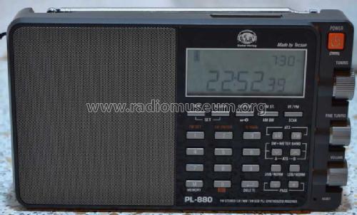 FM Stereo/LW/MW/SW-SSB PLL Synthesized Receiver PL-880; Tecsun 德生通用电器... (ID = 1592797) Radio