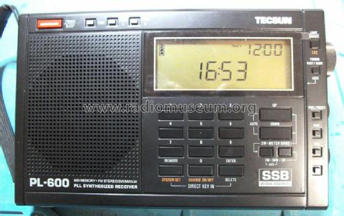 PLL Synthesized Receiver PL-600; Tecsun 德生通用电器... (ID = 2998083) Radio