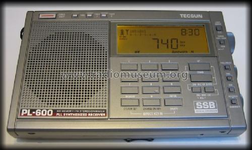 PLL Synthesized Receiver PL-600; Tecsun 德生通用电器... (ID = 1528798) Radio