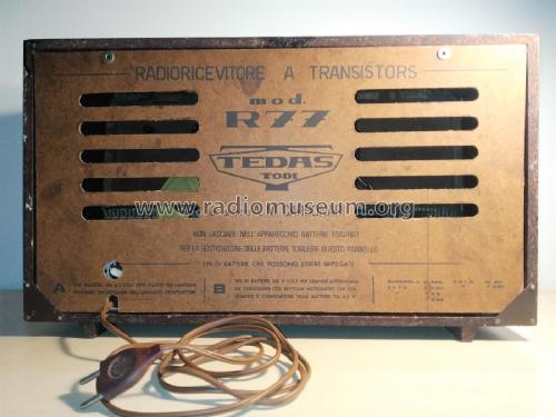 R77 Transistors; Tedas Film, Soc. di (ID = 2681825) Radio