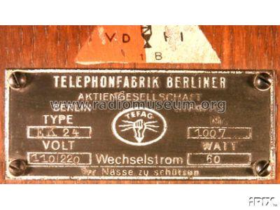 EK24; Tefag; Telephon (ID = 6318) Radio