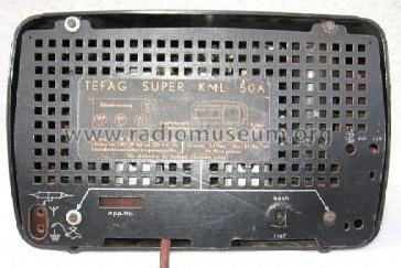 Kleinstsuper KML50; Tefag; Telephon (ID = 417870) Radio