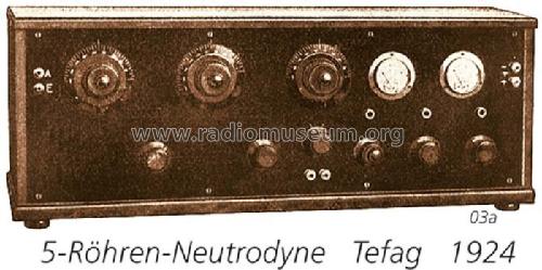 Neutrodyn ; Tefag; Telephon (ID = 1043) Radio