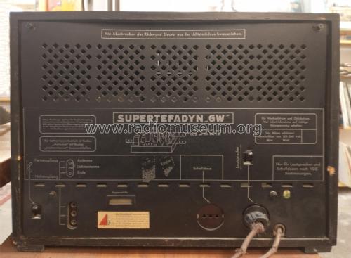 Supertefadyn GW; Tefag; Telephon (ID = 3016211) Radio