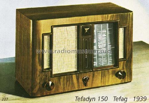 Tefadyn 150A/I; Tefag; Telephon (ID = 1064) Radio