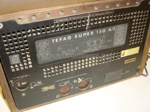 Tefadyn 150A/I; Tefag; Telephon (ID = 97538) Radio