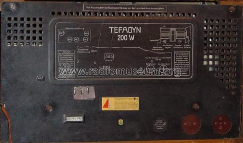 Tefadyn 200W; Tefag; Telephon (ID = 60935) Radio