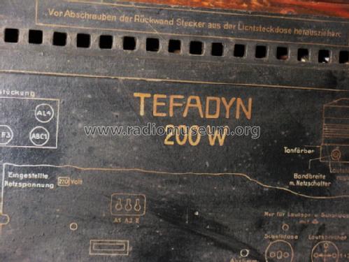 Tefadyn 200W; Tefag; Telephon (ID = 1714792) Radio