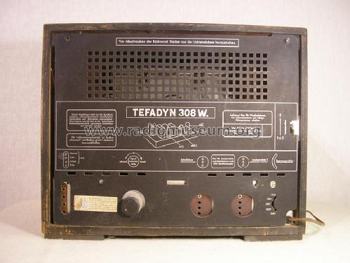 Tefadyn 308W; Tefag; Telephon (ID = 1067975) Radio