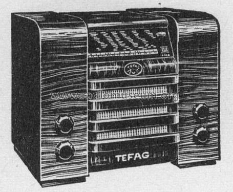 Tefadyn 308W; Tefag; Telephon (ID = 61506) Radio