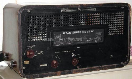 Tefag Super GS87W; Tefag; Telephon (ID = 40420) Radio