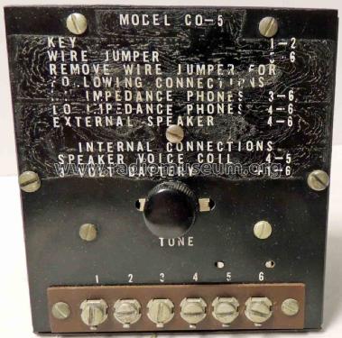 Code Practice Oscillator CO-5; Tek-Kit Company; (ID = 2062082) Amateur-D