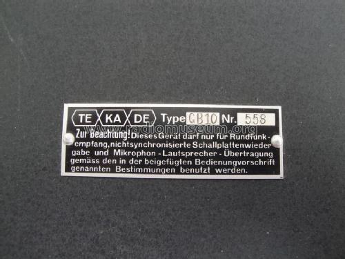GB10; TeKaDe TKD, (ID = 1182205) Ampl/Mixer
