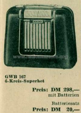 GWB167; TeKaDe TKD, (ID = 515431) Radio