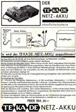 Netz-Akku ; TeKaDe TKD, (ID = 1648775) Power-S