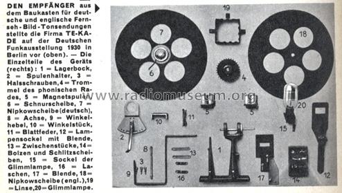 Universalempfänger 1930; TeKaDe TKD, (ID = 363488) Télévision