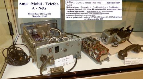 Autotelefon / Funktelefon B72; TeKaDe TKD, (ID = 1854983) Telephony