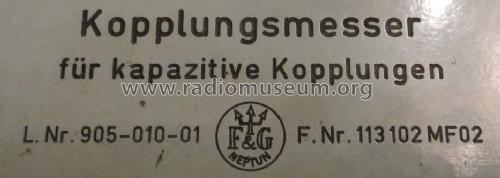 Kopplungsmesser für kapazitive Kopplungen L.Nr. 905-010-01; TeKaDe TKD, (ID = 1701749) Ausrüstung