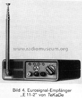 Eurosignal-Empfänger E 11-2; TeKaDe TKD, (ID = 2549521) Telephony