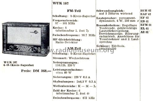 WUK187; TeKaDe TKD, (ID = 2375531) Radio