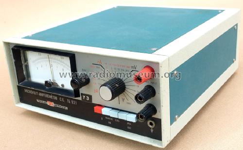 Microvolt-Ampèremètre C.C. TE921; Tekelec Airtronic S. (ID = 1292102) Equipment