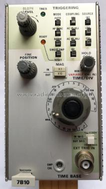 Time Base 7B10; Tektronix Guernsey (ID = 2518456) Equipment