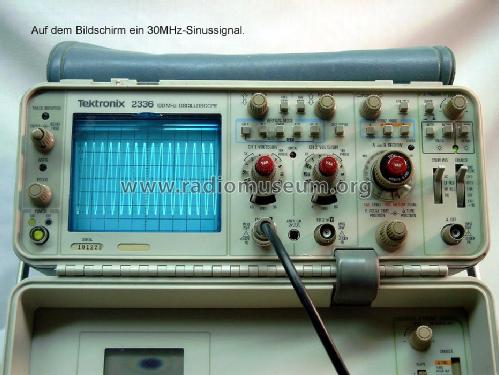 100 MHz Oscilloscope 2336; Tektronix; Portland, (ID = 258431) Ausrüstung