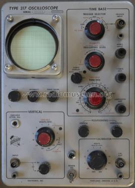 Oscilloscope 317; Tektronix; Portland, (ID = 1799576) Equipment
