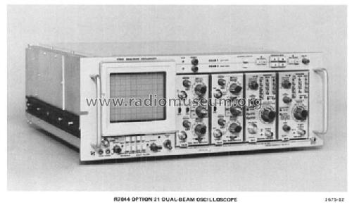 7844/R7844 Dual-Beam Oscilloscope; Tektronix; Portland, (ID = 2517405) Equipment