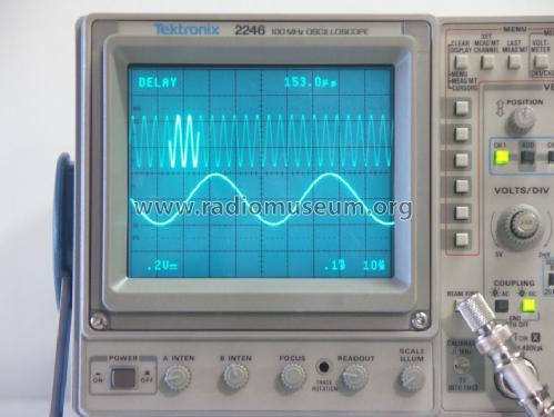 Analog Oscilloscope 2246A; Tektronix; Portland, (ID = 895230) Equipment