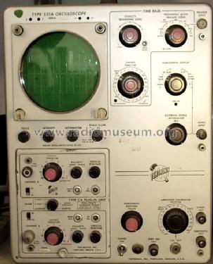 Cathode Ray Oscilloscope 531A; Tektronix; Portland, (ID = 322980) Equipment