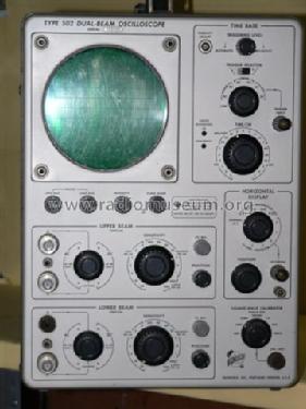 Dual-Beam Oscilloscope 502; Tektronix; Portland, (ID = 469459) Equipment