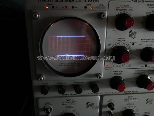 Dual Beam Oscilloscope 551; Tektronix; Portland, (ID = 1051303) Equipment