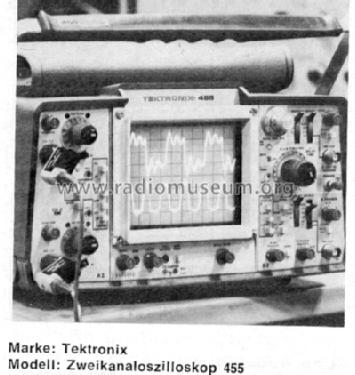 Dual-Trace Portable Oscilloscope 455; Tektronix; Portland, (ID = 880601) Equipment