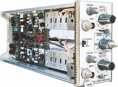 Dual Trace Amplifier 7A18; Tektronix; Portland, (ID = 1005245) Equipment